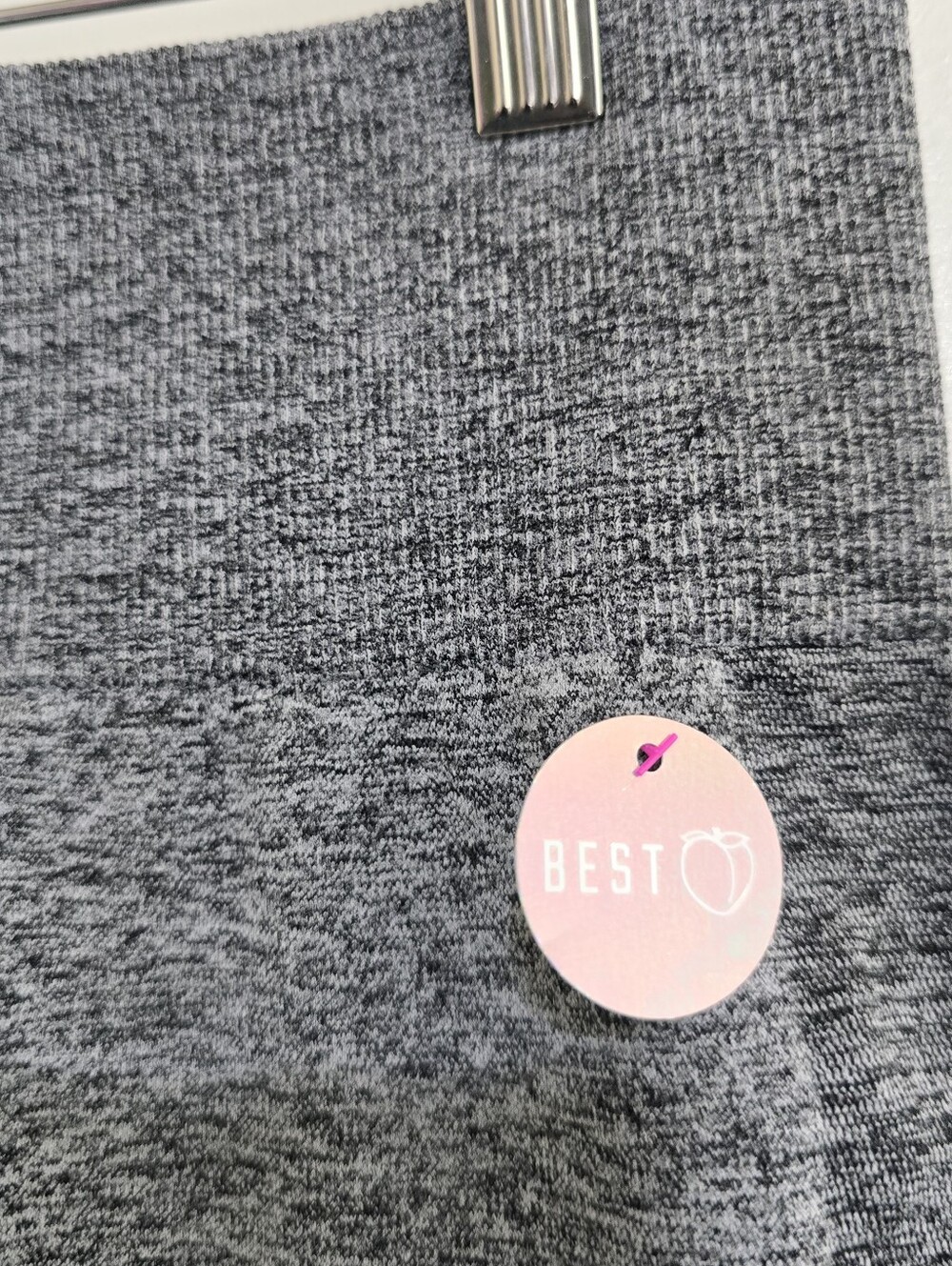 PINK victoria’s secret size Large Seamless Leggings High Waist Full‎ Length Gray - Picture 3 of 11